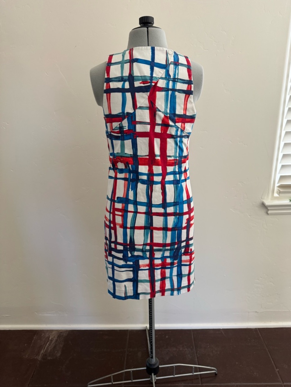 Kate Spade Saturday red white and blue shift dress - Picture 4 of 8